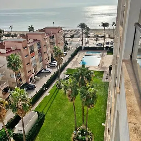 Apartamento Bonito Atico En Primera Linea De Playa Con Piscina