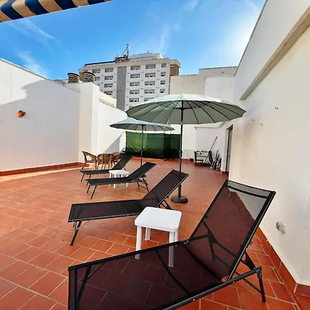 Bonito Atico En Primera Linea De Playa Con Piscina Apartamento
