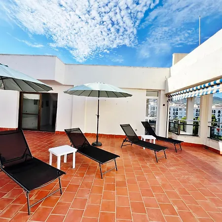 Apartamento Bonito Atico En Primera Linea De Playa Con Piscina